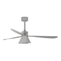FARO 33762WT-24 - LED loftventilator dæmpbar AMELIA L CONE LED/20W/230V 2700/3500/5000K grå diameter 132 cm Wi-Fi Tuya + fjernbetjening