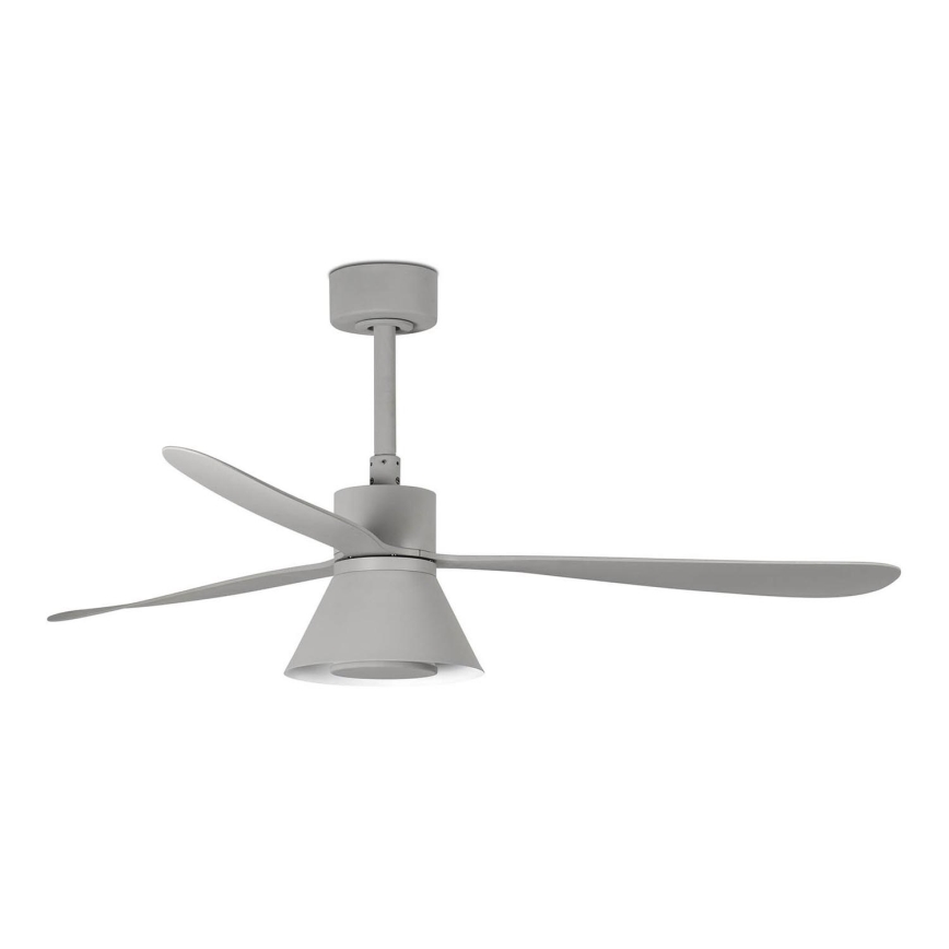 FARO 33762WT-24 - LED loftventilator dæmpbar AMELIA L CONE LED/20W/230V 2700/3500/5000K grå diameter 132 cm Wi-Fi Tuya + fjernbetjening