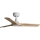 FARO 33805WT - Loftventilator HEYWOOD S træ/hvid diameter 90 cm Wi-Fi Tuya + fjernbetjening