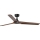 FARO 33809WT - Loftventilator HEYWOOD L træ/sort diameter 132 cm Wi-Fi Tuya + fjernbetjening