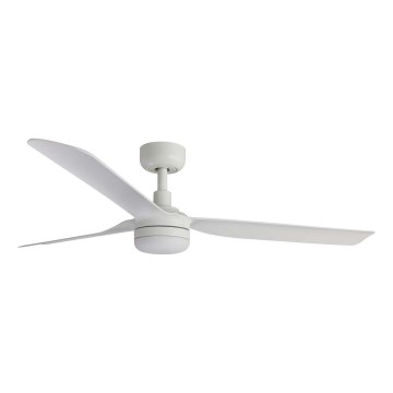 FARO 33814WT1S - Dæmpbar LED-loftventilator PUNT M LED/18W/230V 2700/3000/4000K Ø 132 cm hvid Wi-Fi Tuya + fjernbetjening