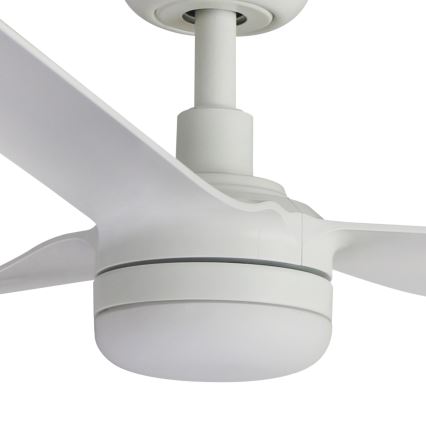 FARO 33814WT1S - Dæmpbar LED-loftventilator PUNT M LED/18W/230V 2700/3000/4000K Ø 132 cm hvid Wi-Fi Tuya + fjernbetjening