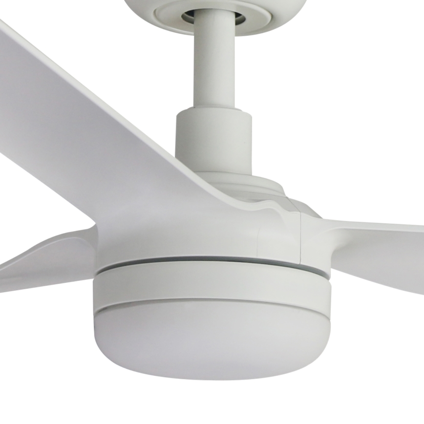 FARO 33814WT1S - Dæmpbar LED-loftventilator PUNT M LED/18W/230V 2700/3000/4000K Ø 132 cm hvid Wi-Fi Tuya + fjernbetjening