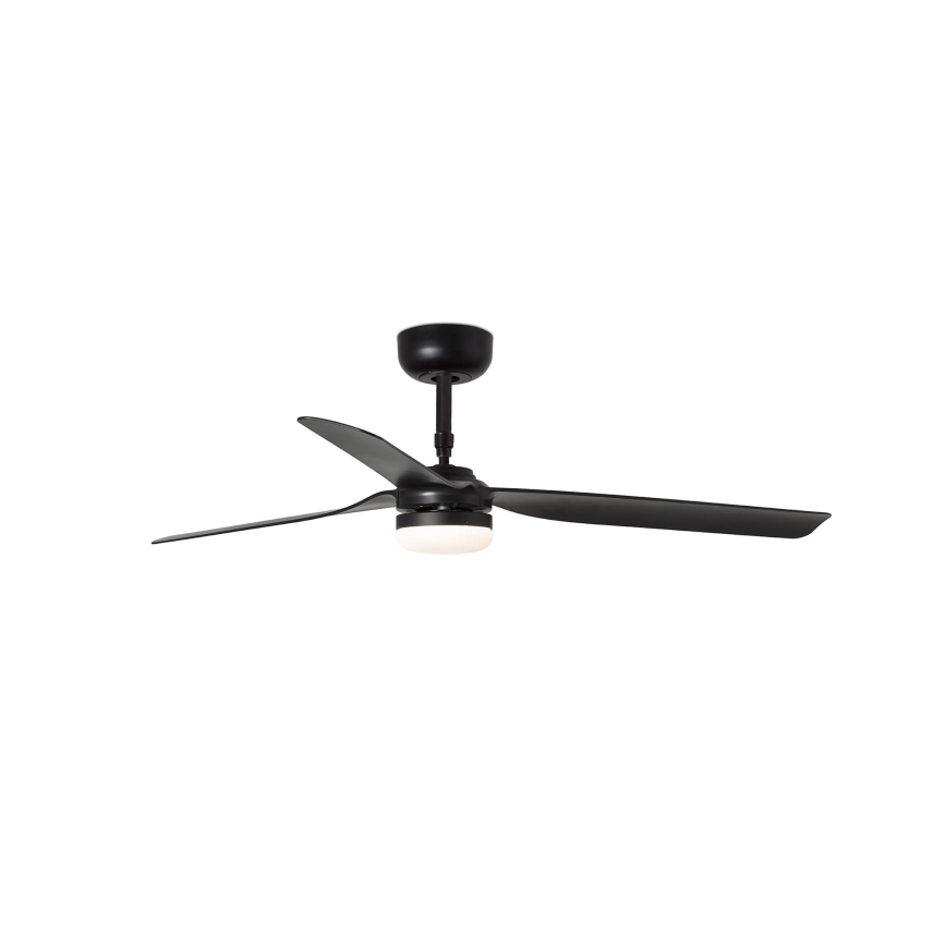 FARO 33815WT-21 - LED-dæmpbar loftventilator PUNT M LED/18W/230V 2700/3000/4000K sort Ø 132 cm Wi-Fi Tuya + fjernbetjening