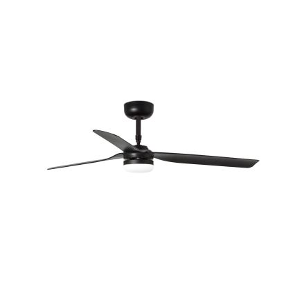 FARO 33815WT-21 - LED loftventilator dæmpbar PUNT M LED/18W/230V 3000/4200/6500K sort diameter 132 cm Wi-Fi Tuya + fjernbetjening