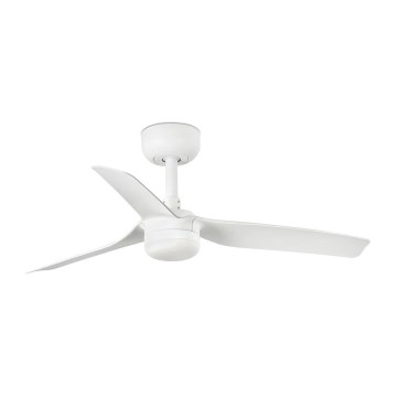 FARO 33820-1TW - dæmpbar LED-loftventilator MINI PUNT S LED/10W 2700/3000/4000K hvid Ø 90 cm + fjernbetjening
