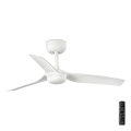 FARO 33820 - Loftventilator MINI PUNT S hvid diameter 90 cm + fjernbetjening
