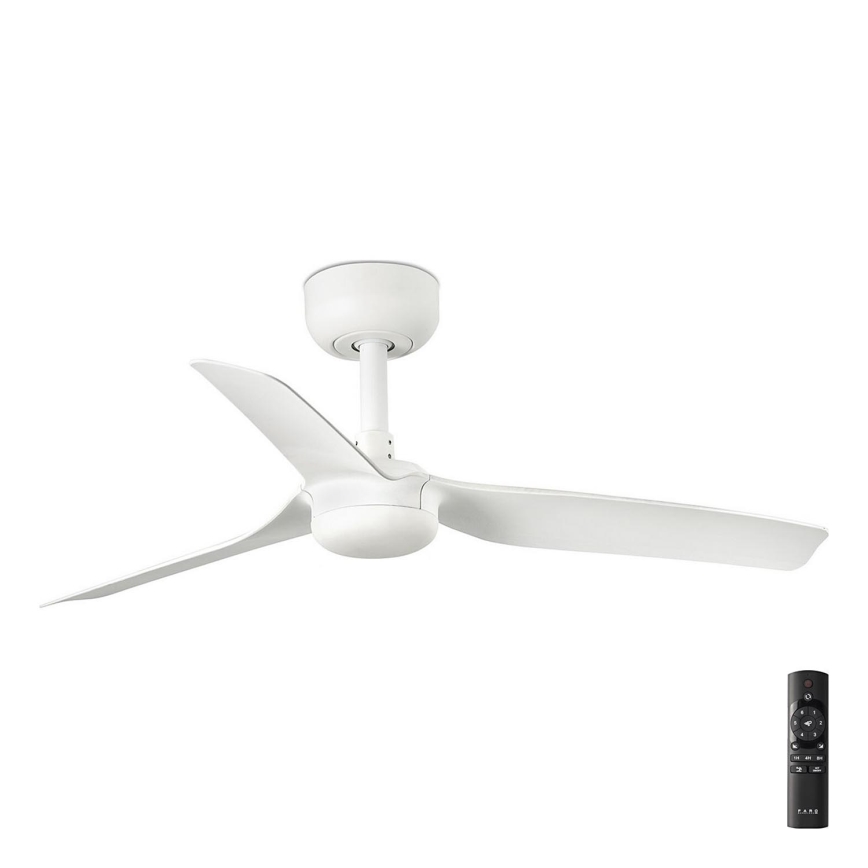 FARO 33820 - Loftventilator MINI PUNT S hvid diameter 90 cm + fjernbetjening