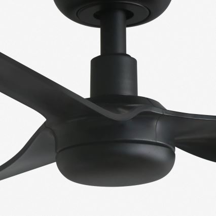 FARO 33822WP - Loftventilator MINI PUNT S sort diam. 90 cm SMART + fjernbetjening
