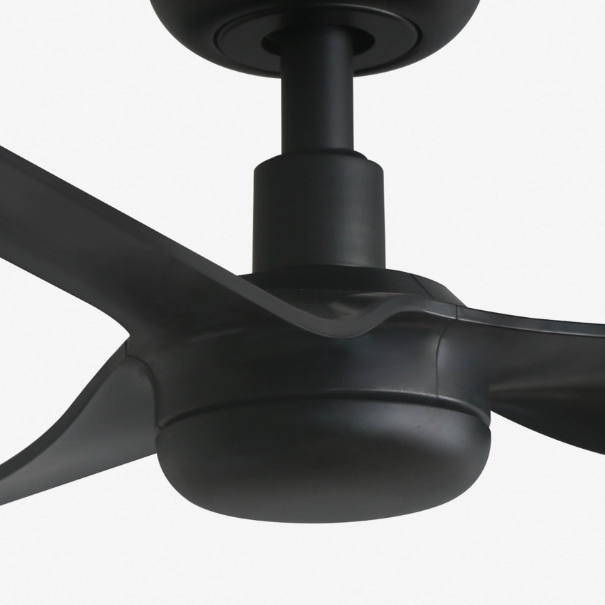 FARO 33822WP - Loftventilator MINI PUNT S sort diam. 90 cm SMART + fjernbetjening
