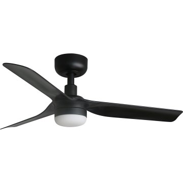 FARO 33822WT-1TW - LED loftventilator dæmpbar MINI PUNT S LED/10W/230V 2700/4000/6000K sort diameter 90 cm Wi-Fi Tuya + fjernbetjening