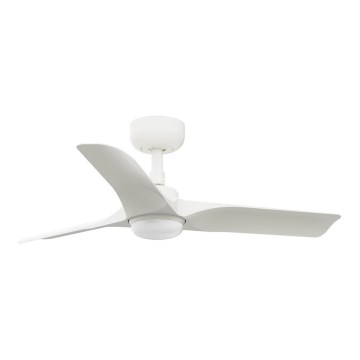 FARO 33824WT-1TW - LED loftventilator dæmpbar HEY S LED/10W/230V 2700/4000/6000K hvid diameter 90 cm Wi-Fi Tuya + fjernbetjening