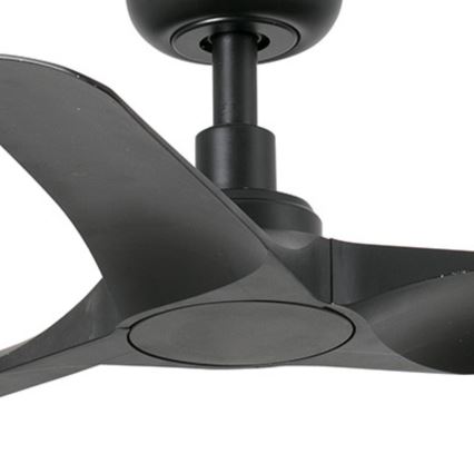 FARO 33825WP - Loftventilator HEY S sort diameter 90 cm SMART + fjernbetjening