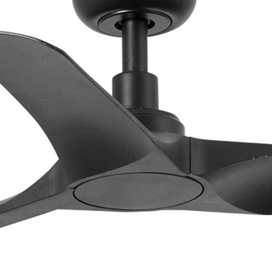 FARO 33825WP - Loftventilator HEY S sort diameter 90 cm SMART + fjernbetjening