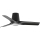 FARO 33827-1TW - LED loftventilator dæmpbar HEY TUB S LED/10W/230V 2700/4000/6000K sort diameter 90 cm + fjernbetjening