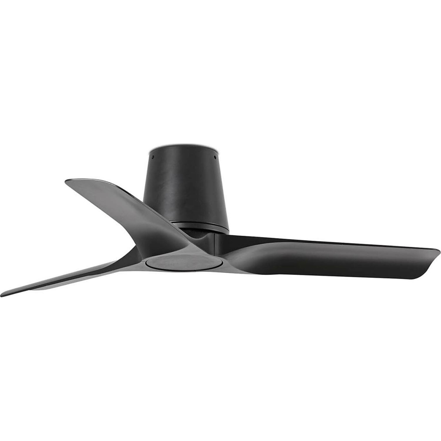 FARO 33827 - Loftventilator HEY TUB S sort diameter 90 cm + fjernbetjening