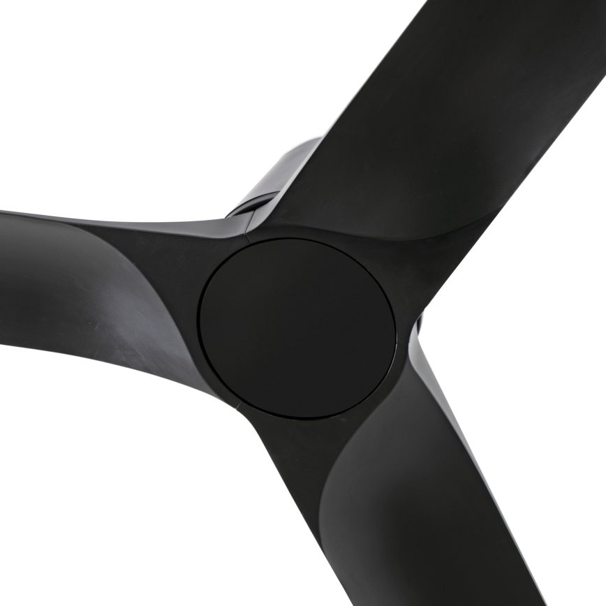 FARO 33827 - Loftventilator HEY TUB S sort diameter 90 cm + fjernbetjening