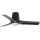 FARO 33827WT1S - LED-dæmpbar loftventilator HEY TUB S med LED/10W/230V 2700/3000/4000K Ø 90 cm sort Wi‑Fi Tuya + fjernbetjening