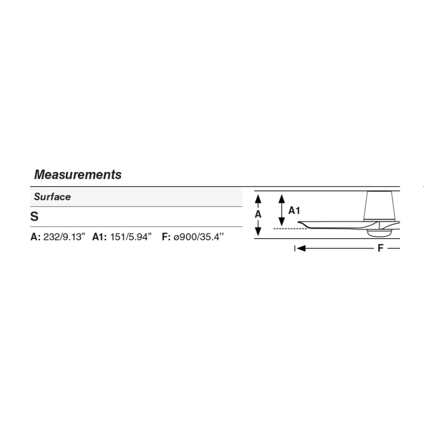 FARO 33827WT1S - LED-dæmpbar loftventilator HEY TUB S med LED/10W/230V 2700/3000/4000K Ø 90 cm sort Wi‑Fi Tuya + fjernbetjening