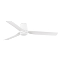 FARO 33828 - Loftventilator PUNT TUB M hvid diameter 130 cm + fjernbetjening