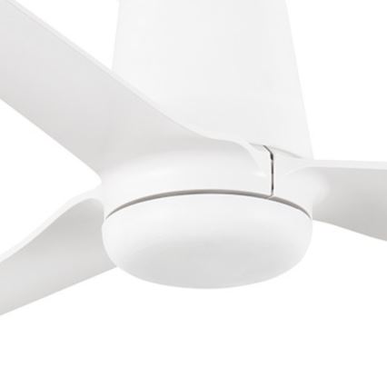 FARO 33828WT - Loftventilator PUNT TUB M hvid diameter 132 cm Wi-Fi Tuya + fjernbetjening