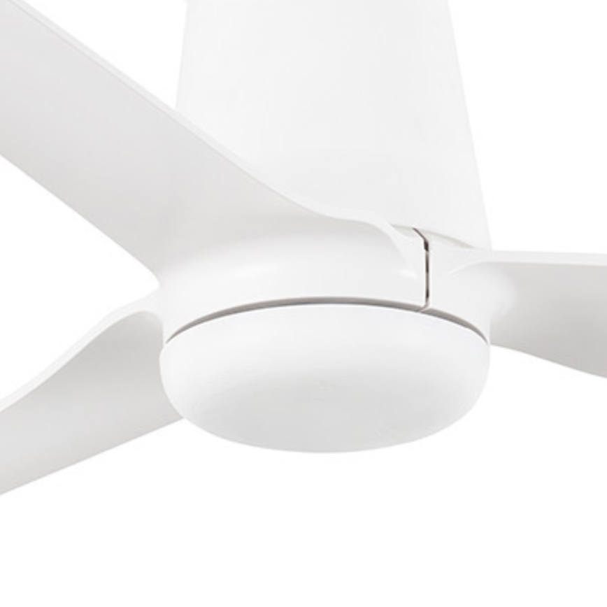 FARO 33828WT - Loftventilator PUNT TUB M hvid diameter 132 cm Wi-Fi Tuya + fjernbetjening