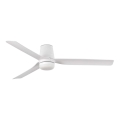 FARO 33828WT1S - LED-dæmpbar loftventilator PUNT TUB M LED/18W/230V 2700/3000/4000K Ø 132 cm hvid Wi-Fi Tuya + fjernbetjening