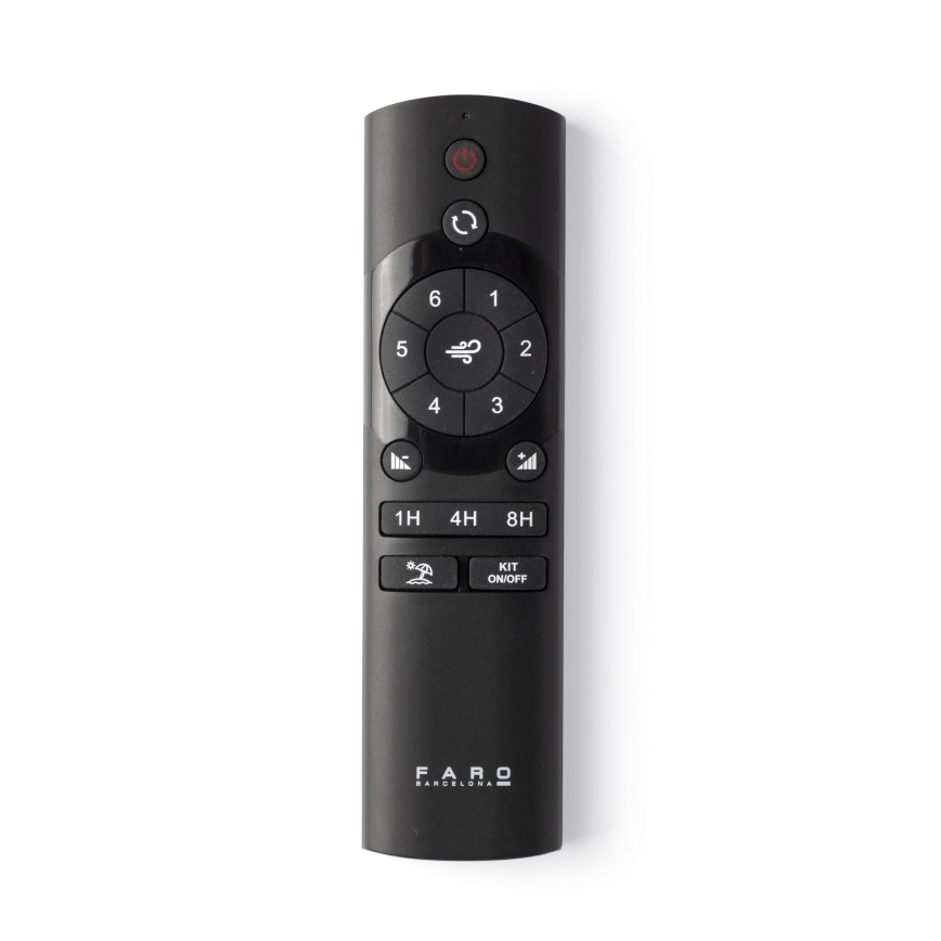FARO 33829-1TW - LED-dæmpbar loftventilator PUNT TUB M LED/18W/230V 2700/3000/4000K Ø 130 cm hvid/brun+ fjernbetjening