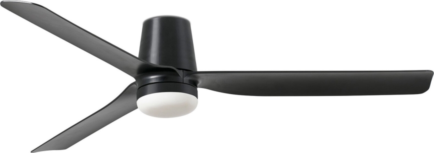 FARO 33830WT-1TW - LED loftventilator dæmpbar PUNT TUB M LED/18W/230V 3000/4200/6500K sort diameter 132 cm Wi-Fi Tuya + fjernbetjening