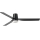 FARO 33830WT-1TW - LED loftventilator dæmpbar PUNT TUB M LED/18W/230V 3000/4200/6500K sort diameter 132 cm Wi-Fi Tuya + fjernbetjening
