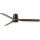 FARO 33831WT - Loftventilator PUNT TUB M brun/sort diameter 132 cm Wi-Fi Tuya + fjernbetjening