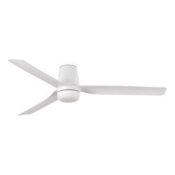 FARO 33832-1TW - LED-dæmpbar loftventilator MINI PUNT TUB med LED/10W/230V 2700/3000/4000K Ø 90 cm hvid + fjernbetjening
