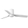 FARO 33832 - Loftventilator MINI PUNT TUB S hvid diameter 90 cm + fjernbetjening