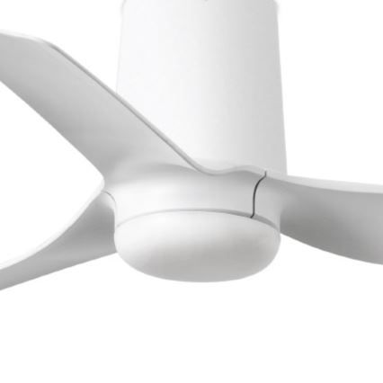 FARO 33832 - Loftventilator MINI PUNT TUB S hvid diameter 90 cm + fjernbetjening
