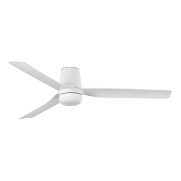 FARO 33832WT-1TW - LED loftventilator dæmpbar MINI PUNT TUB S LED/10W/230V 2700/4000/6000K hvid diameter 90 cm Wi-Fi Tuya + fjernbetjening