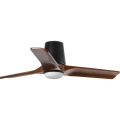 FARO 33837-1TW - LED-dæmpbar loftventilator HEYWOOD TUB S LED/10W/230V 2700/3000/4000K fyr/sort Ø 90 cm + fjernbetjening