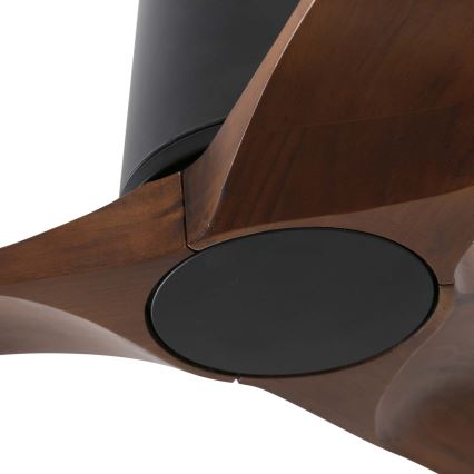FARO 33837 - Loftventilator HEYWOOD TUB S fyrretræ/sort Ø 90 cm + fjernbetjening