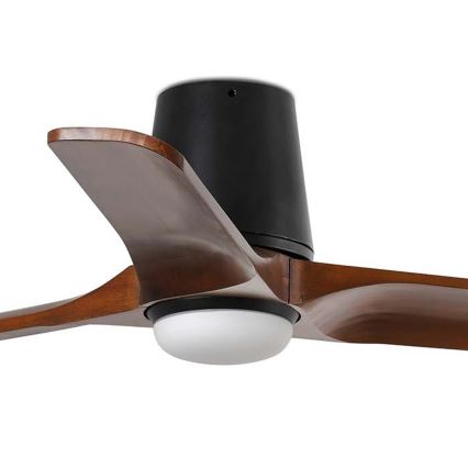 FARO 33837WT-1TW - LED loftventilator dæmpbar HEYWOOD TUB S LED/10W/230V 2700/4000/6000K fyrretræ/hvid diameter 90 cm Wi-Fi Tuya + fjernbetjening