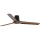 FARO 33839WT - Loftventilator HEYWOOD TUB L fyrretræ/sort diameter 132 cm Wi-Fi Tuya + fjernbetjening