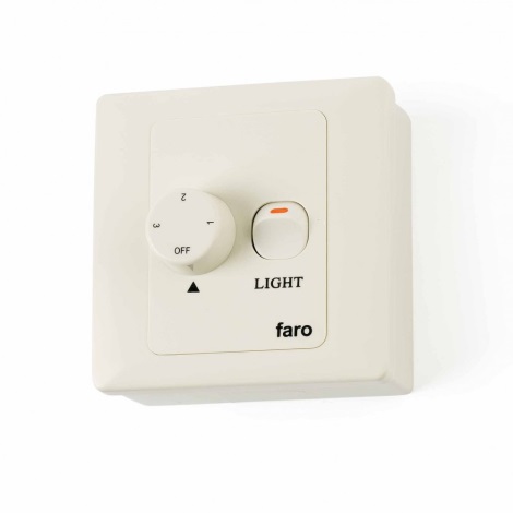 FARO 33928 - Vægkontrol hvid