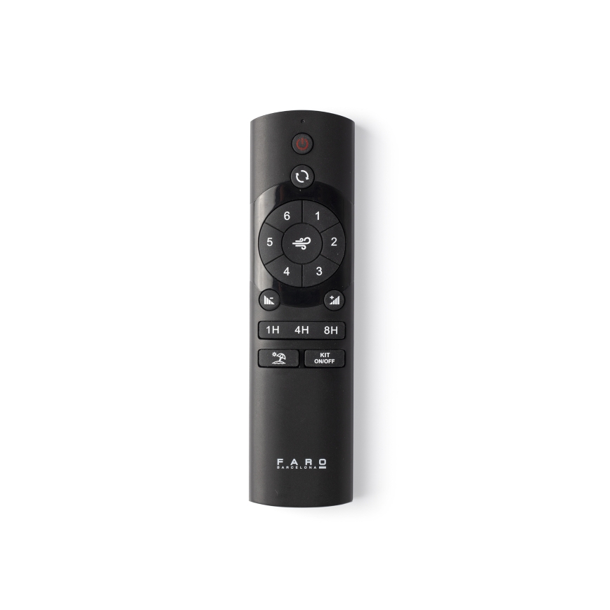 FARO 34194 - Loftventilator ROCKER M Ø 132 cm hvid + fjernbetjening