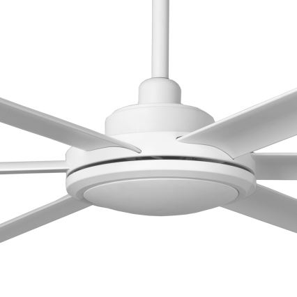 FARO 34202 - Loftventilator ROTTERDAM XL hvid diameter 200 cm + fjernbetjening