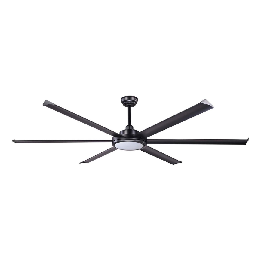 FARO 34203-130 - LED loftventilator ROTTERDAM XL LED/32W/230V sort diameter 200 cm + fjernbetjening