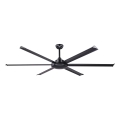 FARO 34203 - Loftventilator ROTTERDAM XL sort diameter 200 cm + fjernbetjening