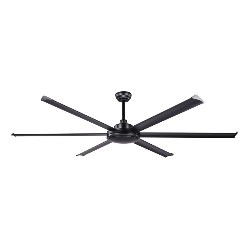 FARO 34203 - Loftventilator ROTTERDAM XL sort diameter 200 cm + fjernbetjening