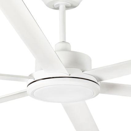 FARO 34206 - Loftventilator ROTTERDAM XXL hvid diameter 250 cm + fjernbetjening