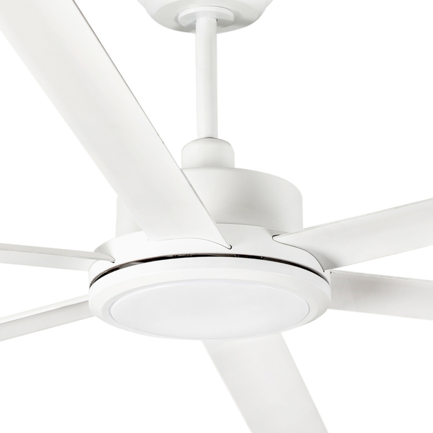 FARO 34206 - Loftventilator ROTTERDAM XXL hvid diameter 250 cm + fjernbetjening