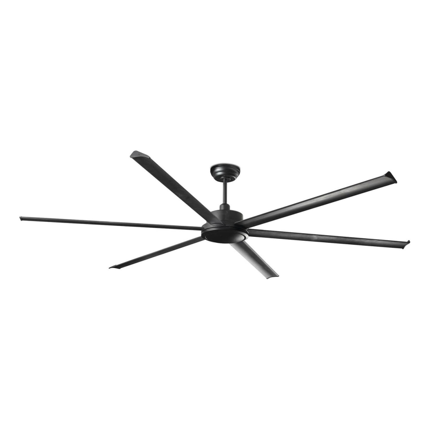 FARO 34207 - Loftventilator ROTTERDAM XXL sort diameter 250 cm + fjernbetjening