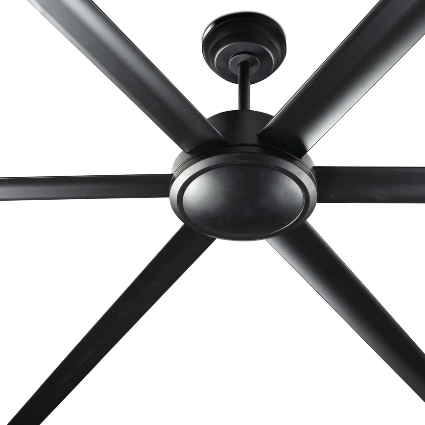 FARO 34207 - Loftventilator ROTTERDAM XXL sort diameter 250 cm + fjernbetjening