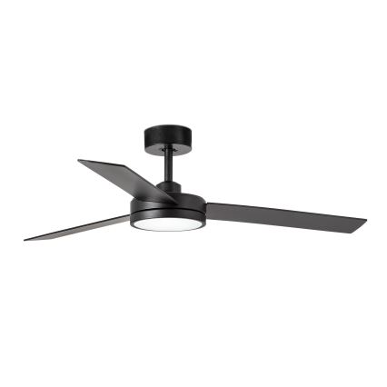 FARO 34261 - LED loftventilator BARTH LED/24W/230V sort + fjernbetjening